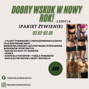 DOBRY WSKOK W NOWY ROK - PAKIET ŻYWIENIE